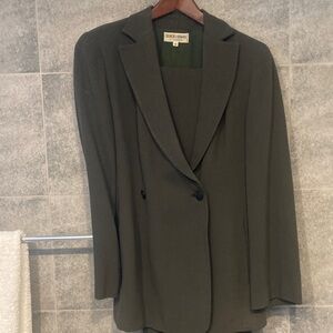Giorgio Armani Women's Dark Gray Blazer
